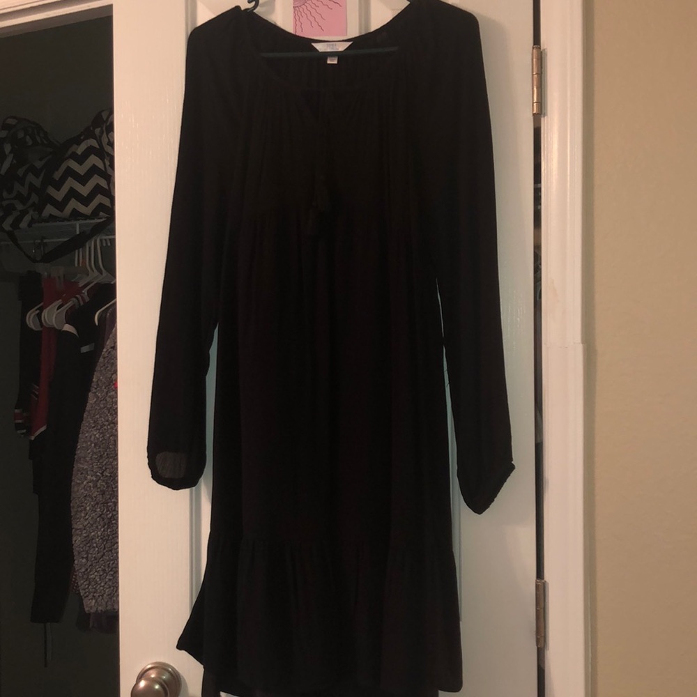 black dress